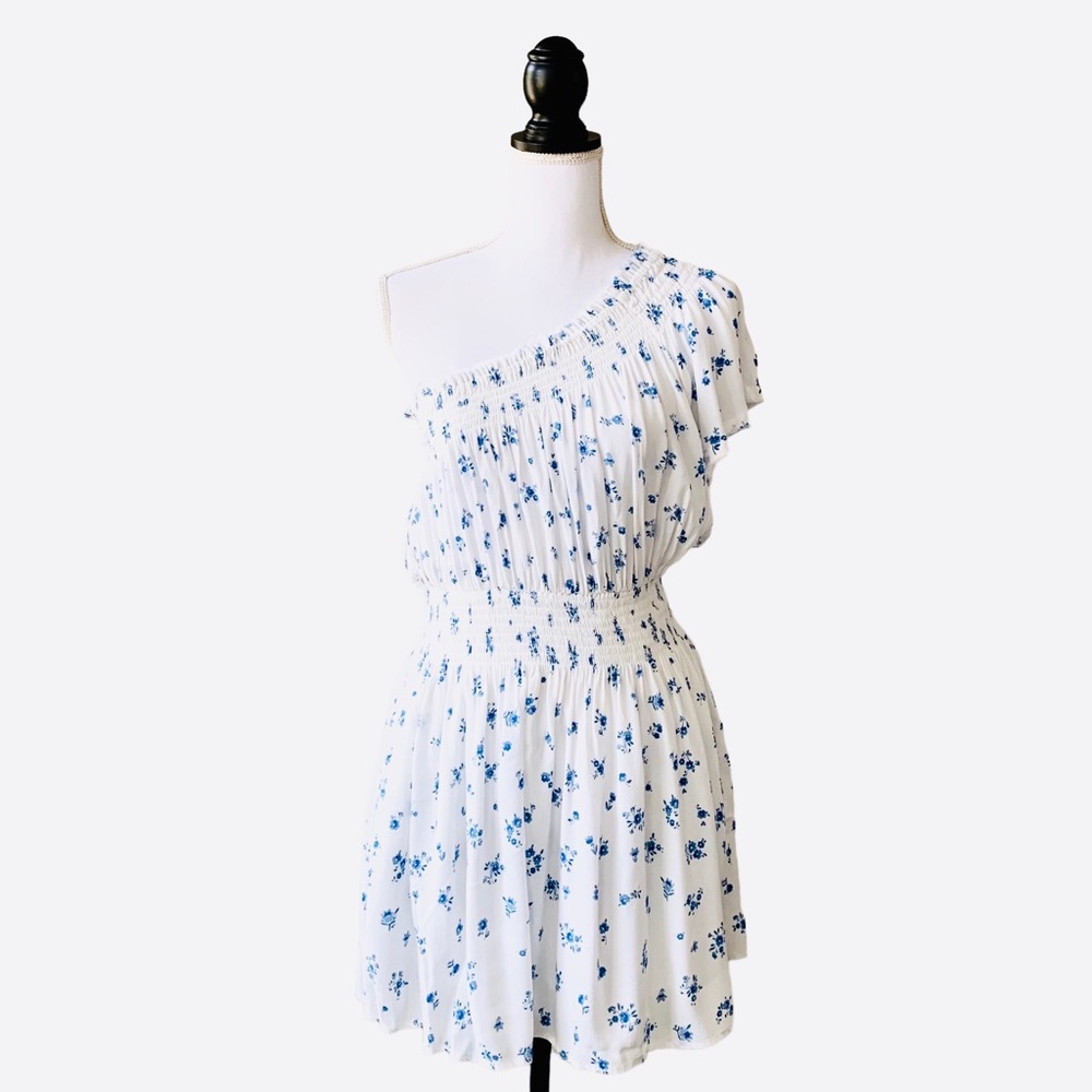 SKYLAR+MADISON ONE SHOULDER FLORAL MINI DRESS - Picture 9 of 15